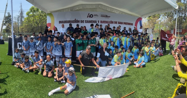 Alcaldía Álvaro Obregón inaugura primera cancha rehabilitada rumbo a la Copa Deportiva del Mundial