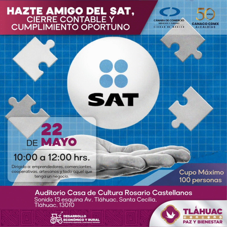 Tláhuac impulsa sesión informativa para fortalecer el cumplimiento fiscal de negocios