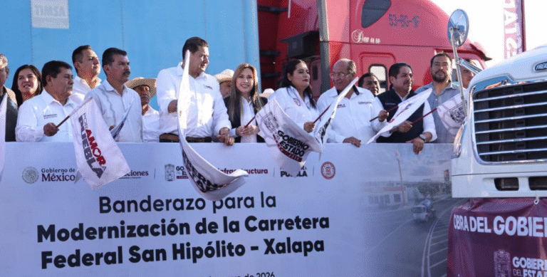 Puebla impulsa conectividad regional con modernización de la carretera San Hipólito-Xalapa