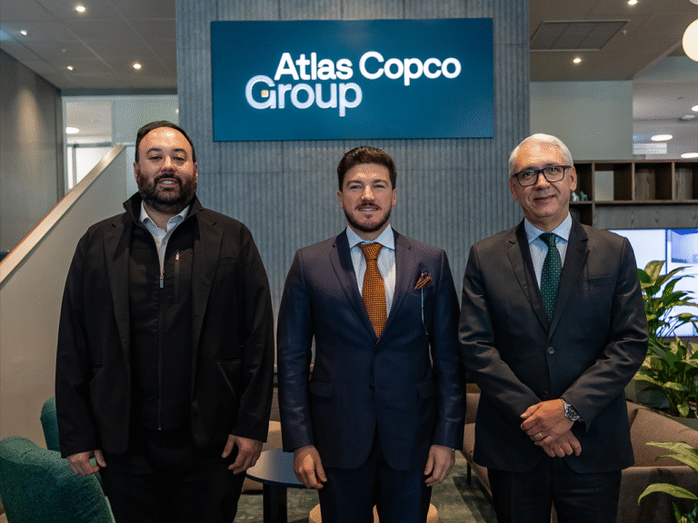 Samuel García anuncia expansión de Atlas Copco y nuevas inversiones para Nuevo León