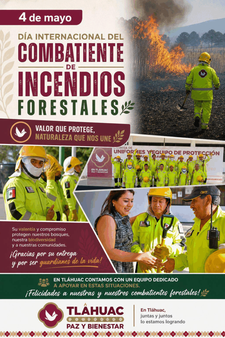 Tláhuac reconoce labor de combatientes forestales en su día internacional