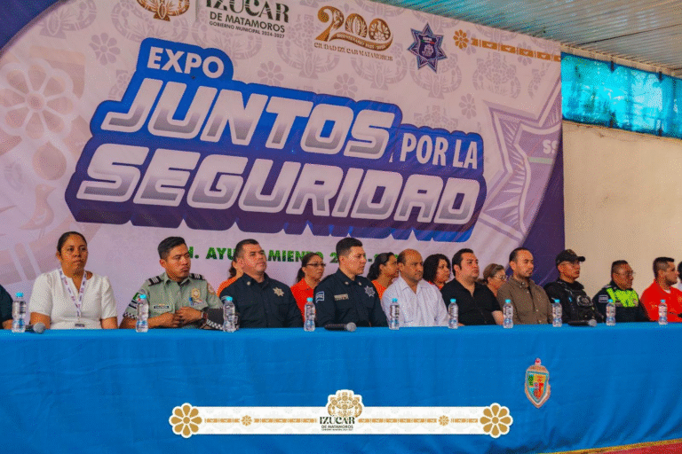 Expo “Juntos por la Seguridad” fortalece prevención y participación ciudadana en Izúcar de Matamoros