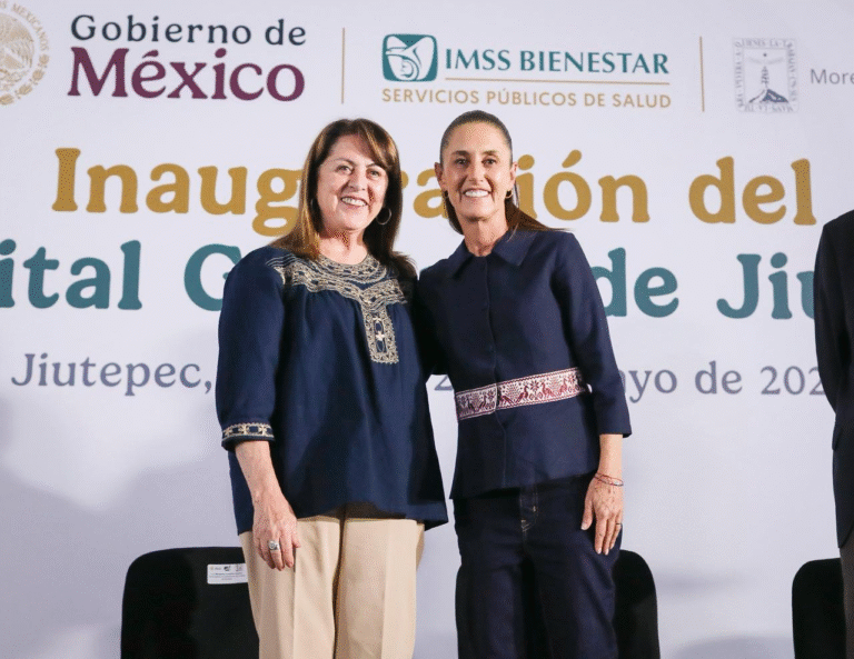 Claudia Sheinbaum y Margarita González Saravia fortalecen sistema de salud con inauguración del Hospital General de Jiutepec