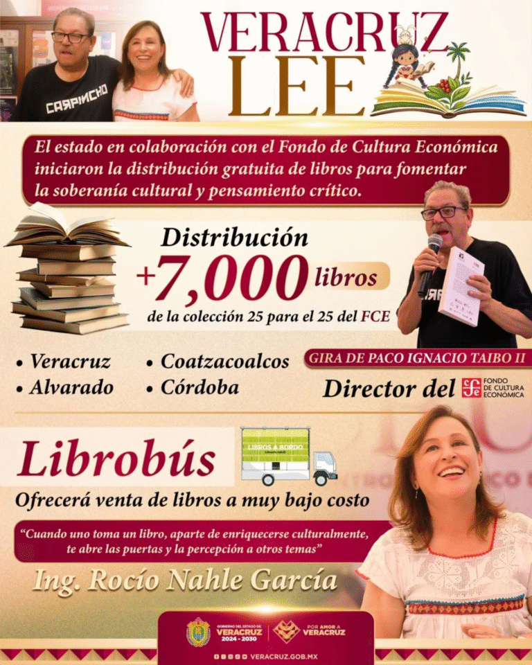 Veracruz impulsa el hábito de la lectura con el programa itinerante “Veracruz Lee”