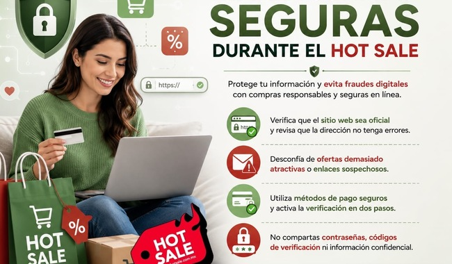 SSPC emite recomendaciones para realizar compras seguras durante el Hot Sale
