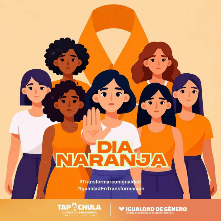 Tapachula se suma al Día Naranja para promover la igualdad y erradicar la violencia
