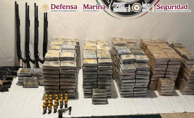 Detienen en Sonora a sobrino de “El Chapo” y aseguran arsenal y cocaína en Chiapas: Omar García Harfuch