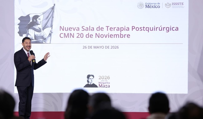ISSSTE presenta nueva sala de terapia postquirúrgica del CMN “20 de Noviembre”