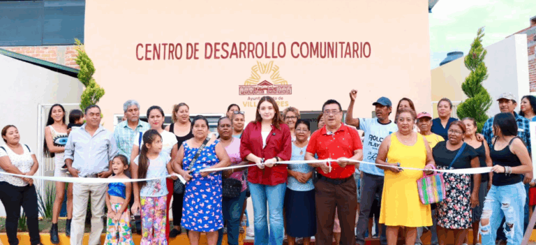 Valeria Rosales fortalece tejido social con nuevo Centro Comunitario en Villaflores