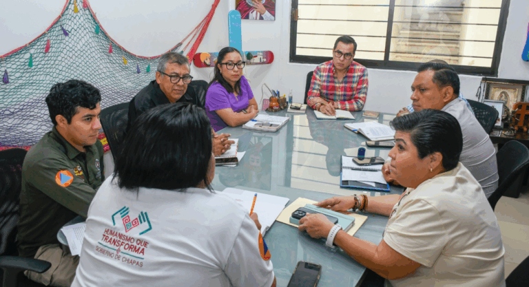 Refuerzan estrategias de prevención de desastres en Berriozábal