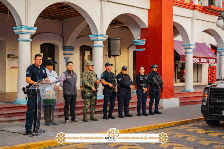 Izúcar de Matamoros refuerza seguridad con operativo coordinado entre los tres órdenes de gobierno