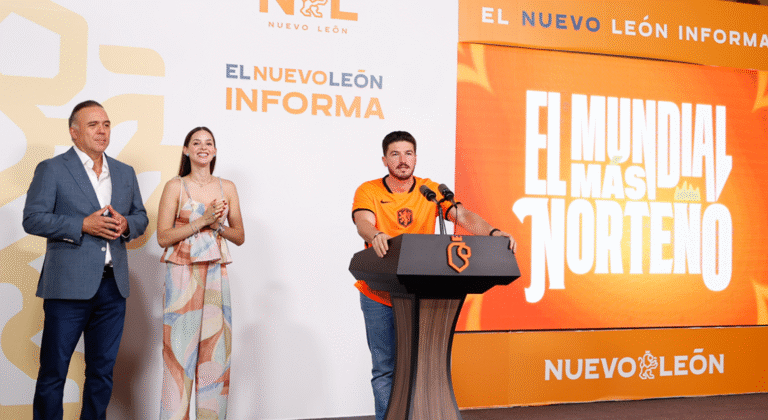 Samuel García y Mariana Rodríguez anuncian a DPR IAN para el Fan Fest del Mundial en Monterrey