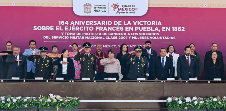Conmemoran Batalla de Puebla en Edoméx con llamado a la soberanía nacional