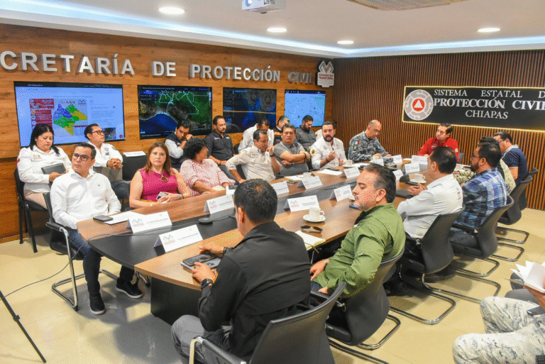 Berriozábal participa en sesión regional de Protección Civil para la temporada de lluvias y ciclones 2026