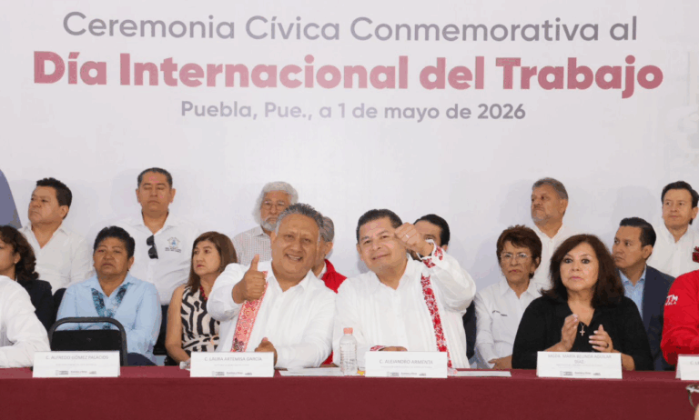 Puebla reafirma soberanía laboral con unidad entre gobierno y trabajadores