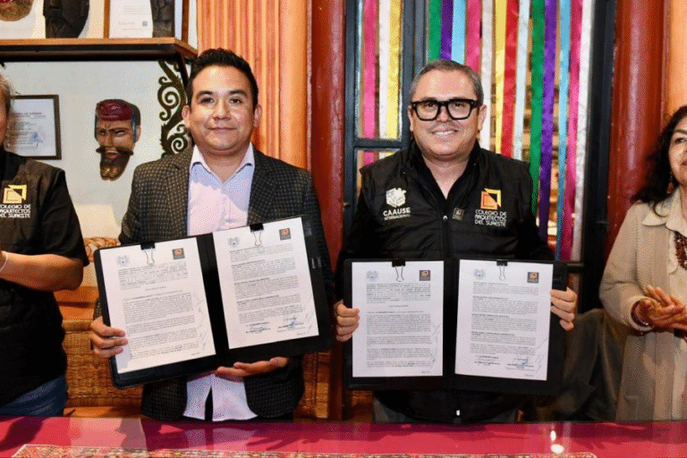 UNACH y Colegio de Arquitectos del Sureste unen esfuerzos para fortalecer la formación profesional