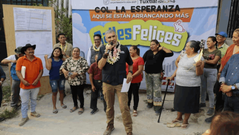 Calles Felices llega a La Esperanza con el presidente Ángel Torres