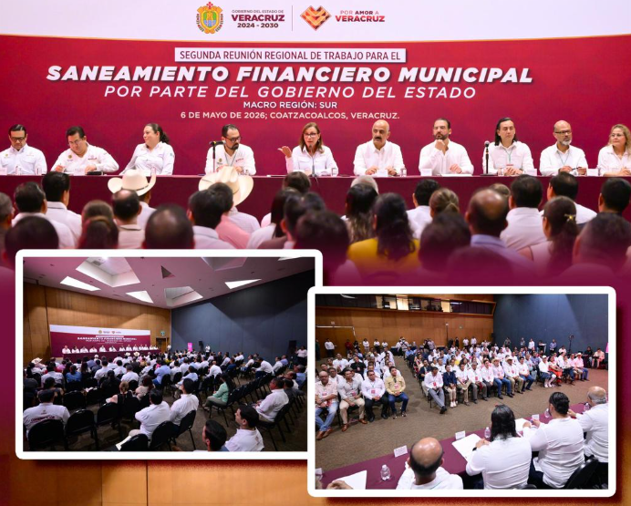Rocío Nahle presenta estrategia para sanear finanzas municipales en Veracruz