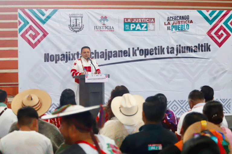 Oxchuc reconoce impulso de Juan Carlos Moreno Guillén para acercar la justicia a los pueblos originarios