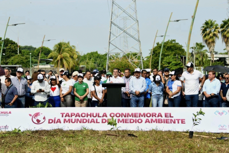 Tapachula se suma a jornada estatal de reforestación por el Día Mundial del Medio Ambiente