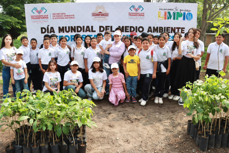 Villaflores se une a la jornada estatal de reforestación por el Día Mundial del Medio Ambiente