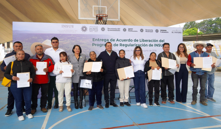 Texmelucan e INSUS impulsan certeza jurídica para familias con convenio de colaboración