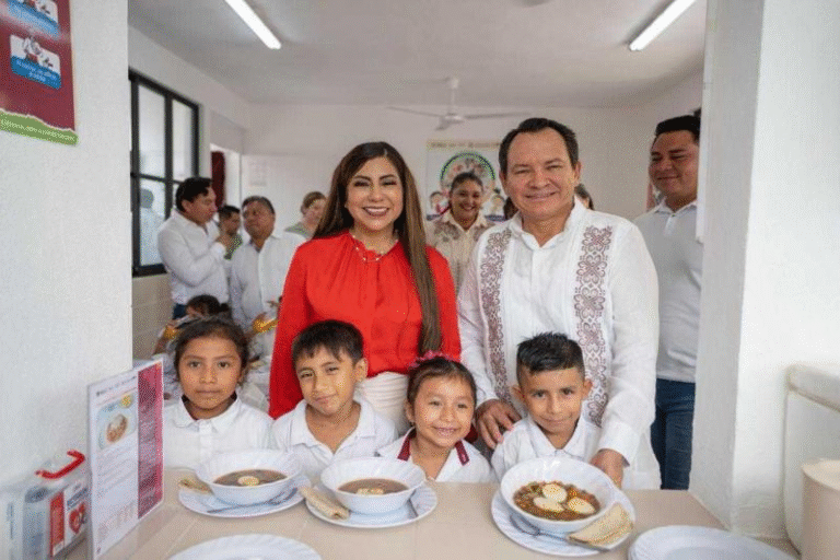 Niñas y niños de Holcá ya cuentan con comedor para recibir desayunos calientes