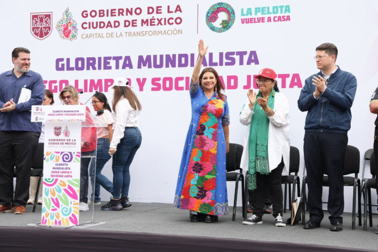 CDMX inaugura primera Glorieta Mundialista para promover derechos humanos durante el Mundial 2026