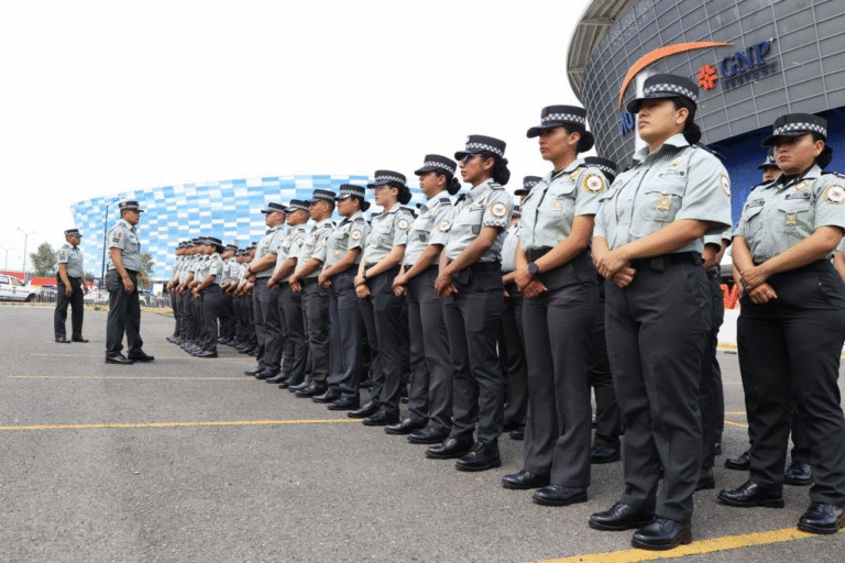 Despliegan operativo con más de mil 780 elementos para el partido entre Perú y España en Puebla