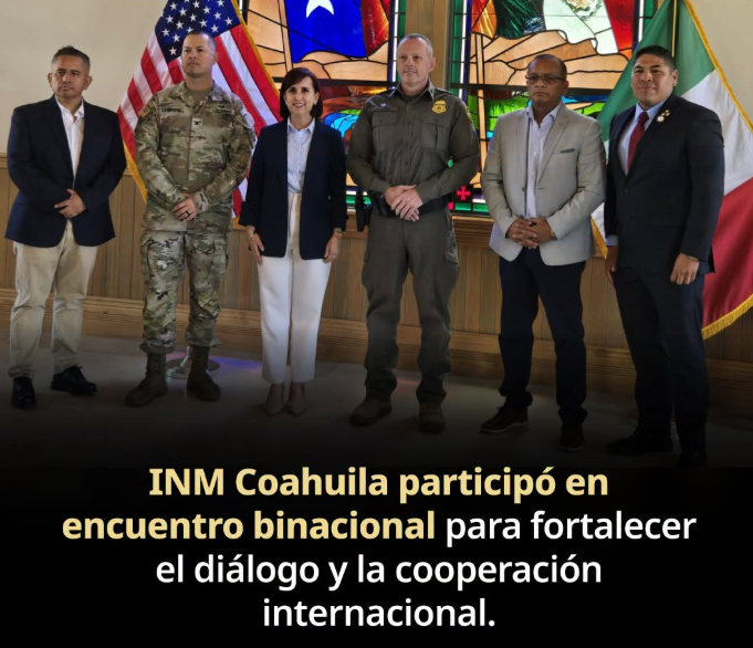 INM fortalece cooperación binacional en reunión de seguridad fronteriza en Texas