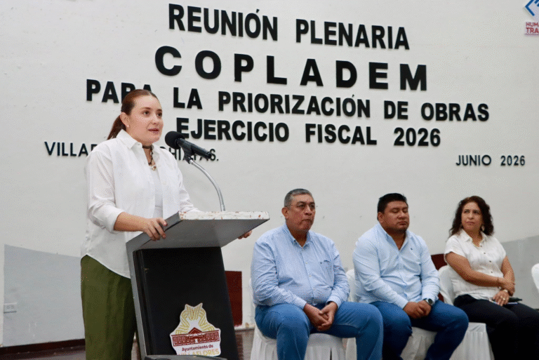 Valeria Rosales encabeza sesión plenaria del COPLADEM para validar obras del ejercicio 2026
