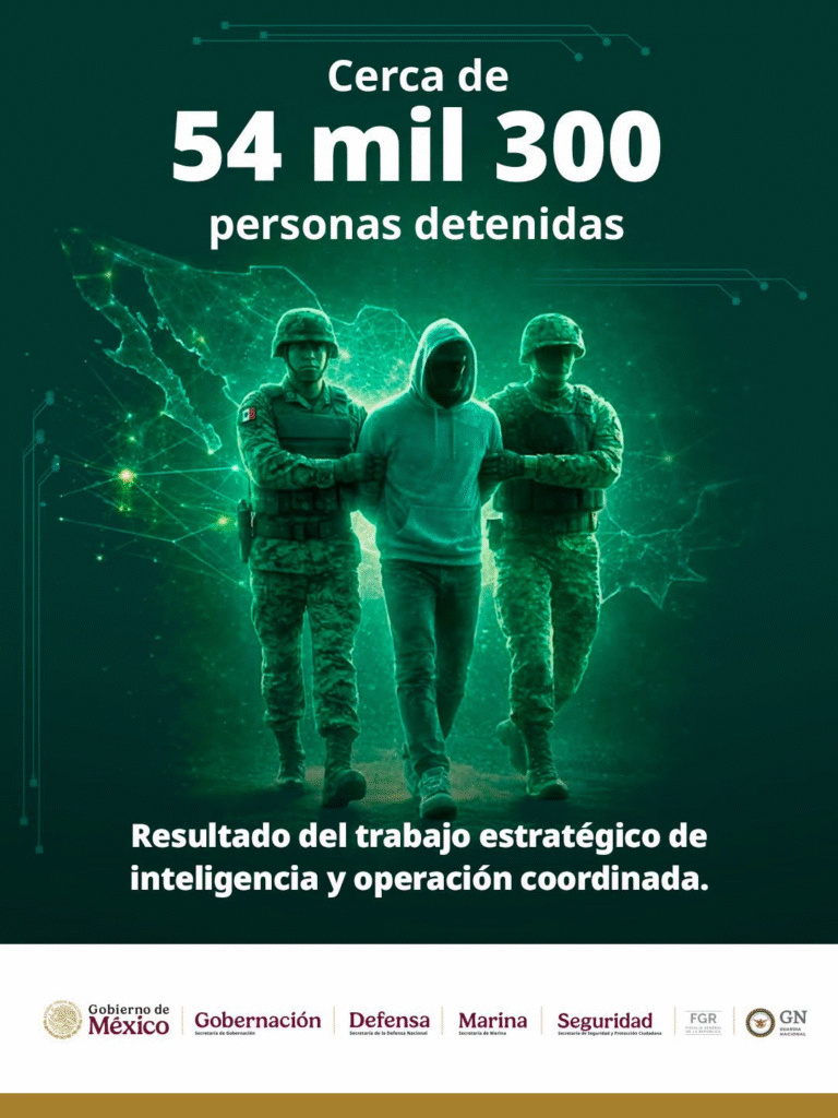 Detenciones del Gabinete de Seguridad fortalecen la construcción de la paz en México: Omar García Harfuch