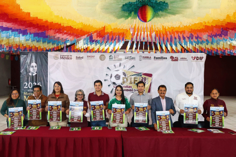 Cholula alista el “Mundialito DIF 2026: Las Familias También Juegan”