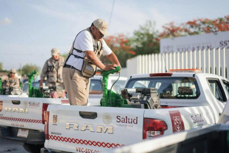 Refuerza Gobierno de Yucatán acciones preventivas contra dengue, zika y chikungunya tras lluvias