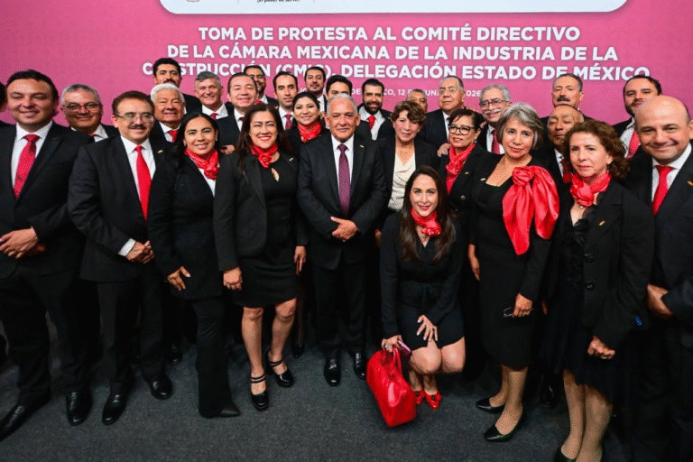 Construcción impulsa la transformación del Estado de México: Delfina Gómez
