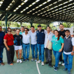 Inicia Ángel Torres rehabilitación del techado y canchas de basquetbol en Caña Hueca