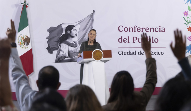 Sheinbaum destaca récord en exportaciones y crecimiento industrial en México