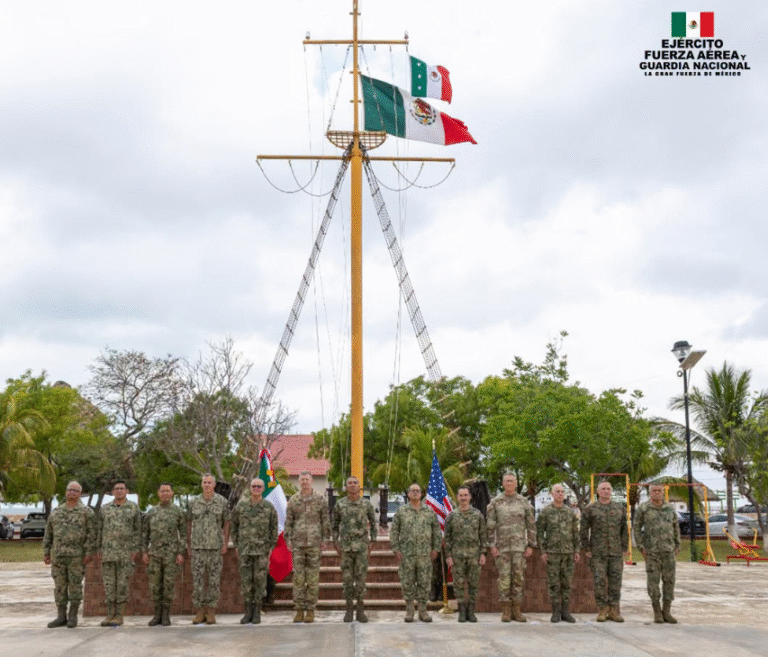 México y Estados Unidos fortalecen cooperación militar durante reunión bilateral en Campeche