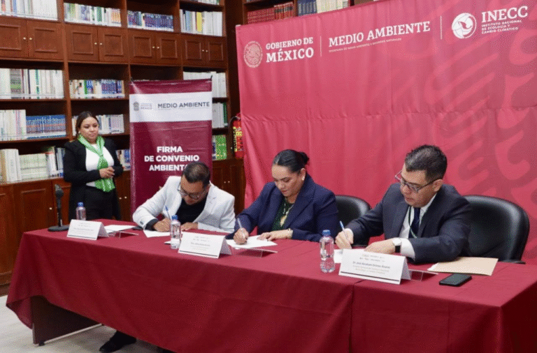 Estado de México fortalece agenda ambiental con convenio de colaboración científica