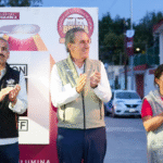 Puebla Brilla llega a la colonia 10 de Mayo con cobertura total de alumbrado público
