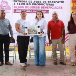 Valeria Rosales impulsa la economía rural con entrega de aves de traspatio a mujeres de Villaflores