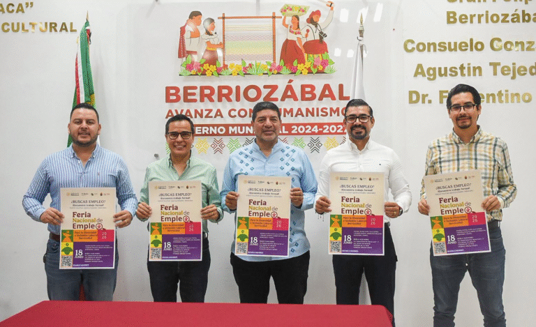 Berriozábal será sede de Feria Nacional de Empleo con más de 100 vacantes disponibles