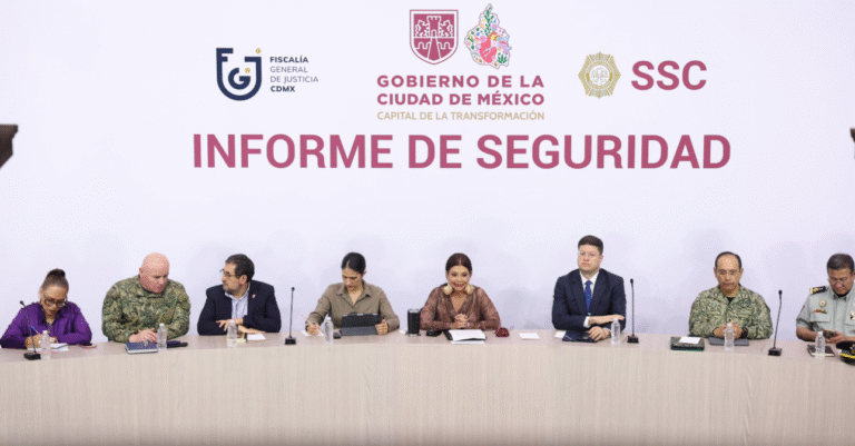 CDMX registra caída histórica en delitos de alto impacto y homicidios bajo nueva estrategia de seguridad
