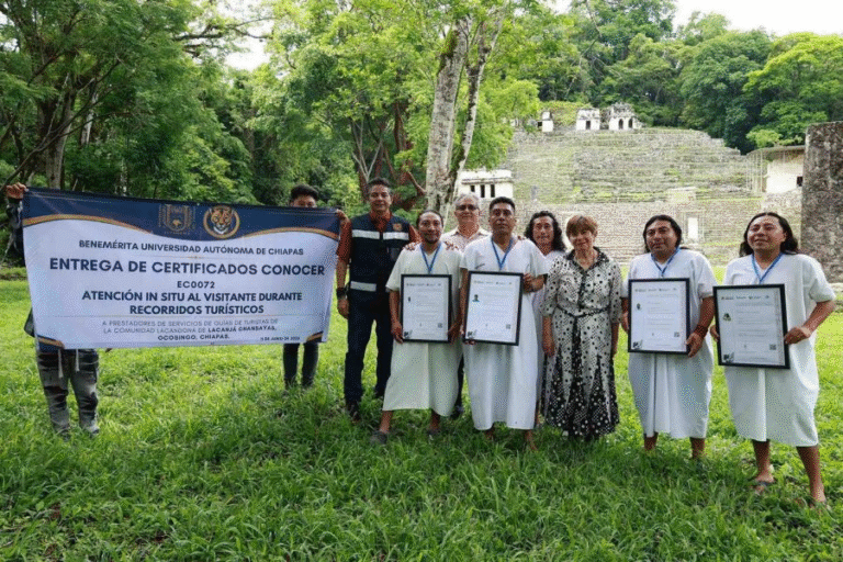 Guías lacandones obtienen certificación con respaldo de la UNACH para fortalecer el turismo comunitario