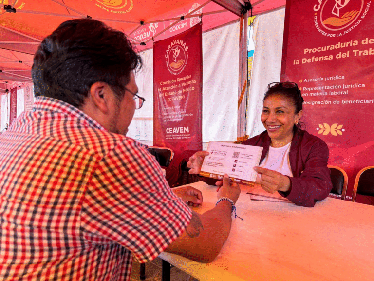 Caravanas por la Justicia Social fortalecen acceso gratuito a defensa legal en el Estado de México