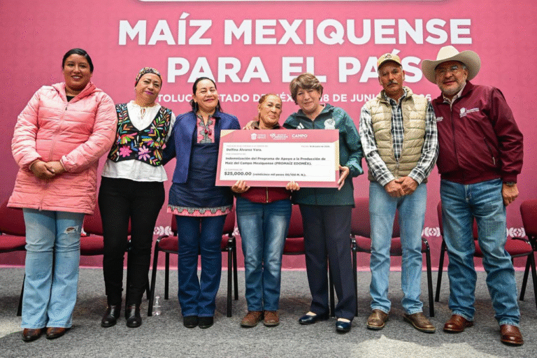 Delfina Gómez impulsa al campo mexiquense con apoyos integrales para productores de maíz