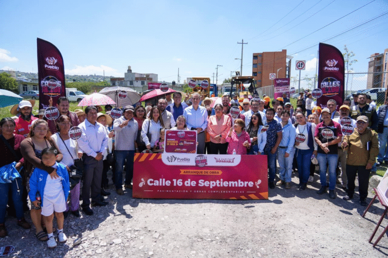 Con #CallesAl100, Pepe Chedraui impulsa pavimentación en Santo Tomás Chautla