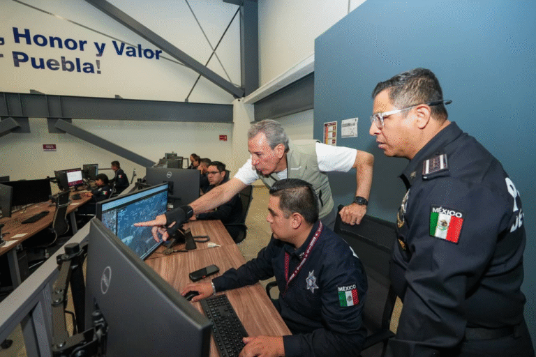 Pepe Chedraui supervisa avances de “Puebla 360” y refuerza videovigilancia en la capital