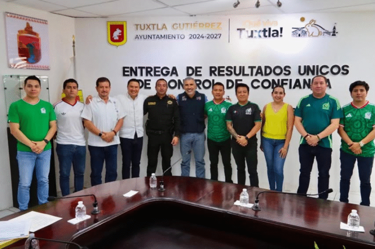 Tuxtla Gutiérrez fortalece la seguridad con evaluación de control y confianza