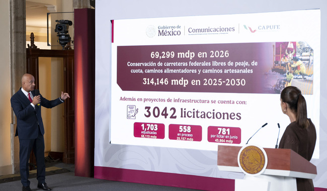 Son obras que generan transformaciones: Presidenta; este año se beneficiará a 327 mil personas con construcción de caminos artesanales